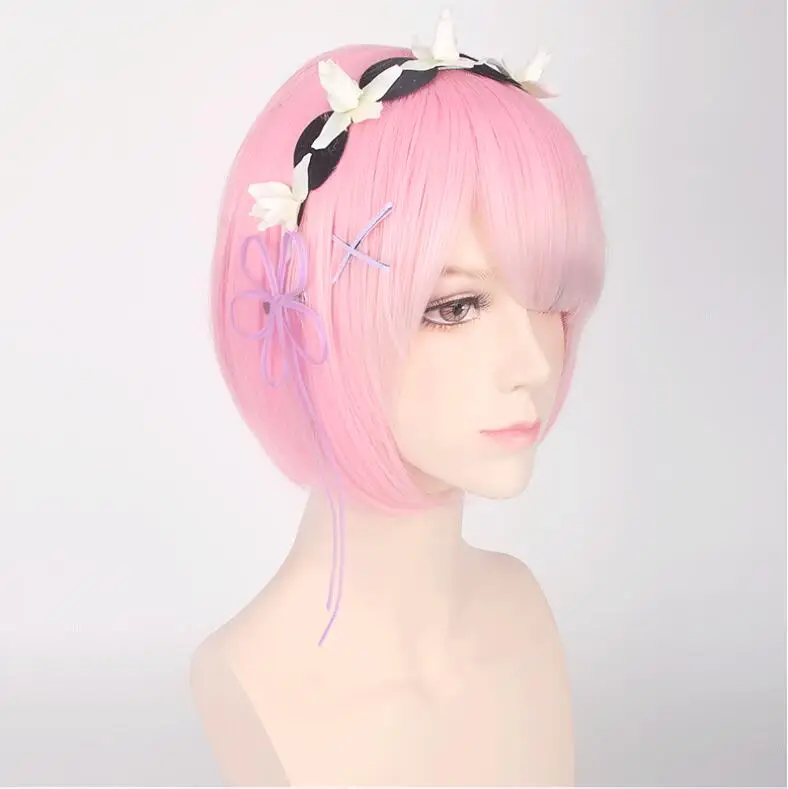 Re: zero Ram Rem косплей платье костюмы парики горничной костюм на Хэллоуин Re жизнь в другом мире от Zero