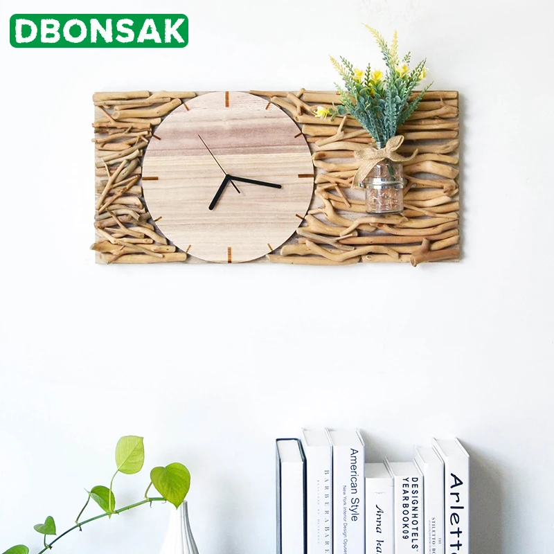 Деревянная многофункциональная настенная ваза ручной работы бесшумные