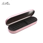 Изысканная жестяная коробка для хранения ресниц, 4 отделения, щипцы для макияжа, инструмент для посадки ресниц