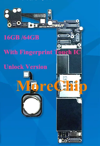 Материнская плата для iPhone 6 6G с идентификацией отпечатков пальцев