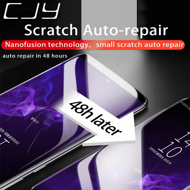 CJY полное покрытие мягкая Гидрогелевая пленка для Samsung Galaxy S8 S9 Plus Note 8 S6 S7