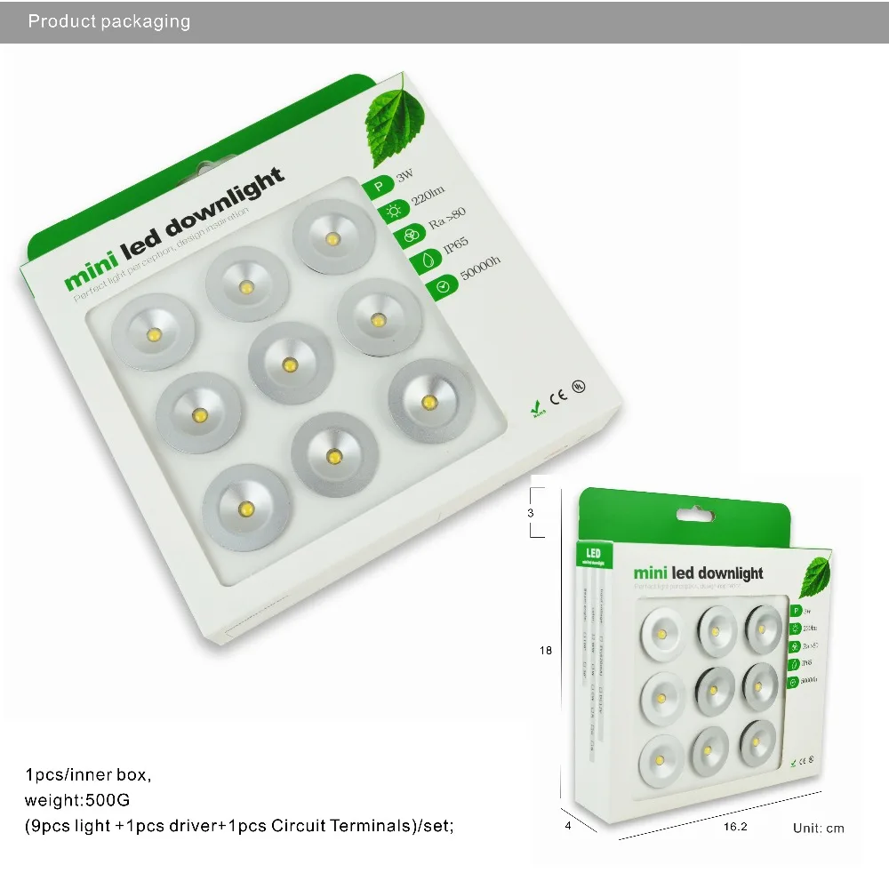 Мини 1 Вт выставка led свет лампы затемнения downlight 110 240 В пятно света в помещении