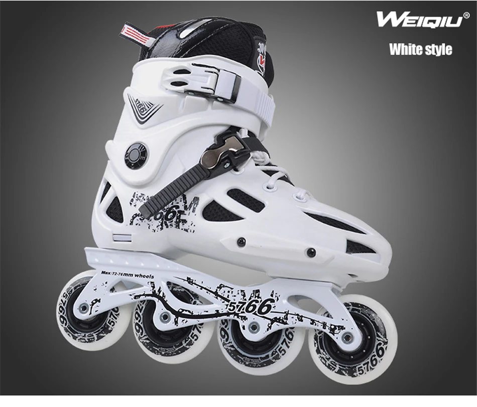 Встроенный Скорость коньки Patine роликовые коньки для обуви FSK слалом Powersliding Quad Коньки Спортивная обувь с роликами хорошего как Seba IA57