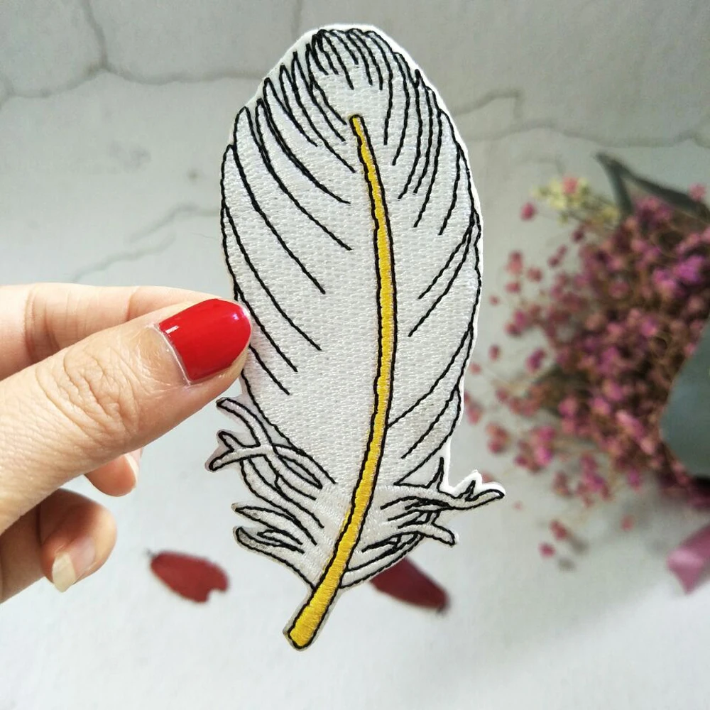 Патч с перьями наклейка на одежду аксессуары значок|iron on patch embroidered|patch iron oniron patches |