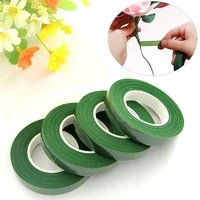 1pc 30 yard green floral stem tape stationery tape diy decorative masking tape resealable stretchy tape nylon flower supplies