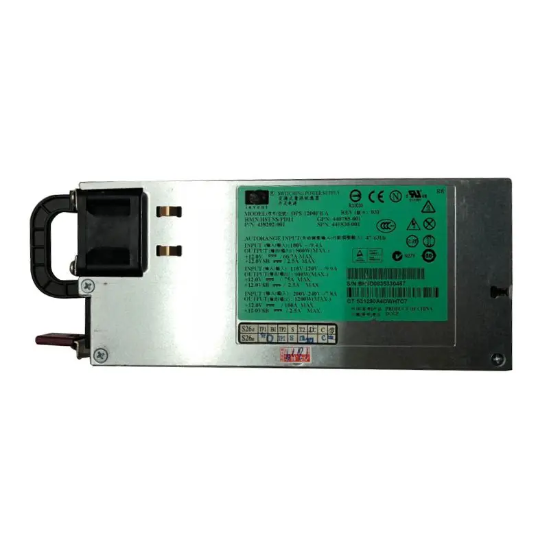 For HP 1200W Power Supply 578322-B21/579229-001/570451-001/570451-101/DPS-1200FB-1 | Электроника