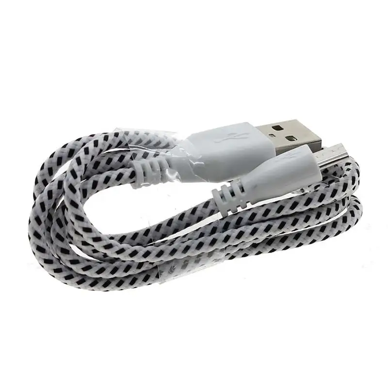 1 м тканевый Плетеный Micro USB кабель для зарядки и синхронизации данных Galaxy S5 S4 S3 Note 2