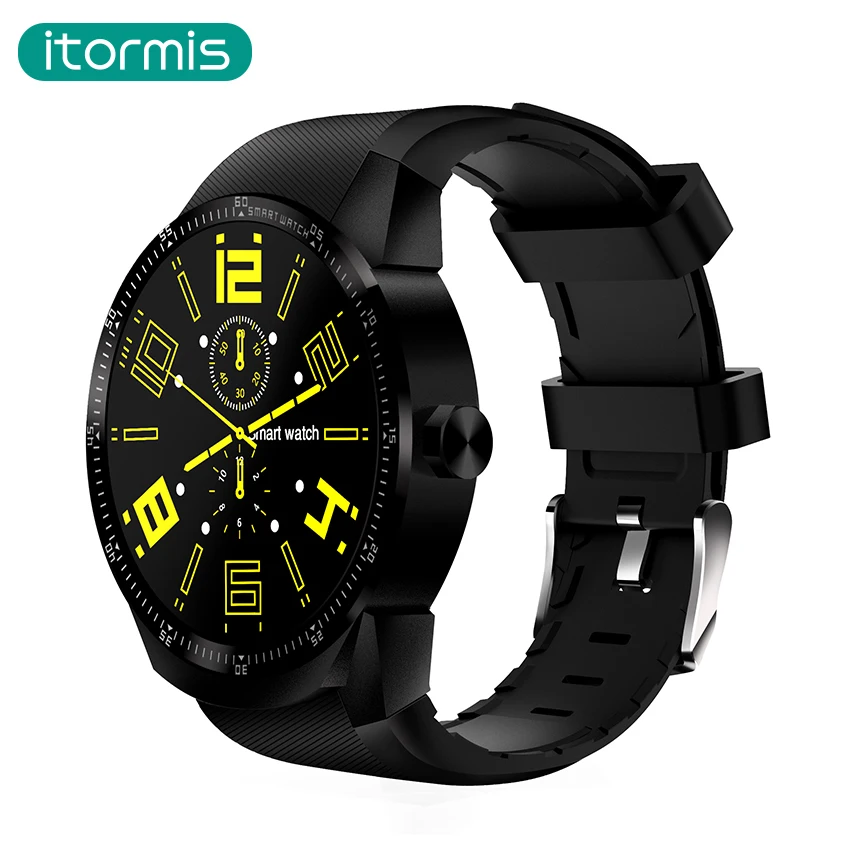 Itormis android smart bluetooth часы 3 г SmartWatch телефон Dual Core 4 ГБ + 512 М сим-карты Wi-Fi GPS сердечного