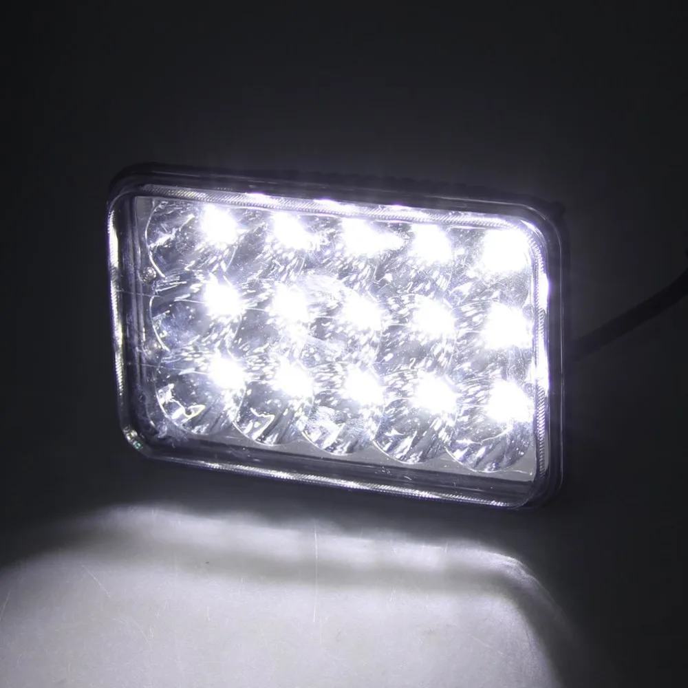 4x прямоугольный 4x6 дюймов светодиодный морской луч HID H4651 H4652 H4656 H4666 H6545 для Peterbilt