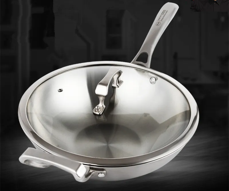 Еда Класс 304 Нержавеющая сталь 5 слойные фанерные без покрытия с плоским дном