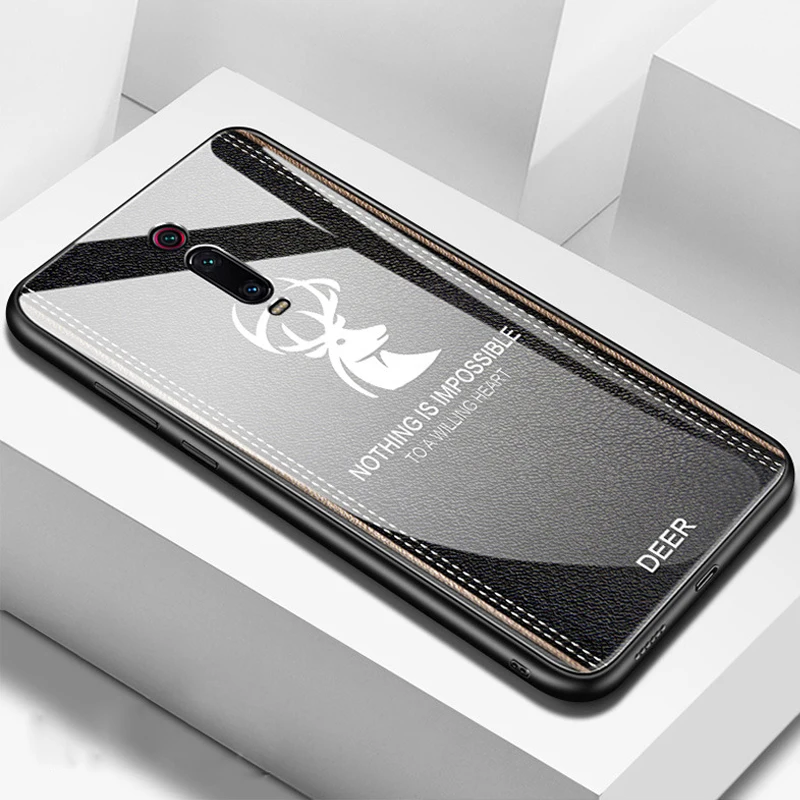 Чехол для Xiaomi mi 9 T Pro Deer Grass с узором из закаленного стекла, силиконовый Жесткий Чехол для задней панели, чехол для Xiaomi mi 9 T Pro