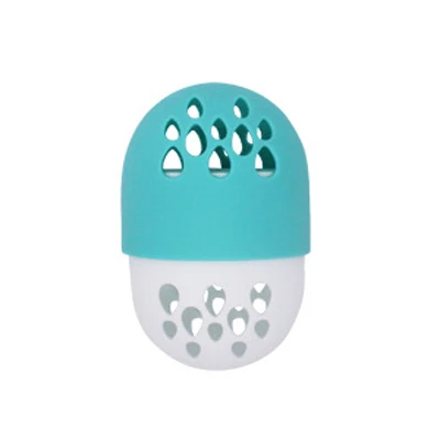 Sky Blue Капсула форма макияж губка чехол Губки Держатель для сушки лица Стиральный Порошок Puff стенд основа Косметика держатель спонжа для макияжа - Цвет: Sky Blue