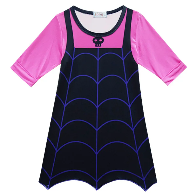 New Summer Vampirina Dresses for Girls Princess Birthday Party Dress Children Moana Trolls Costume Kids Clothes Vestido Clothing | Детская