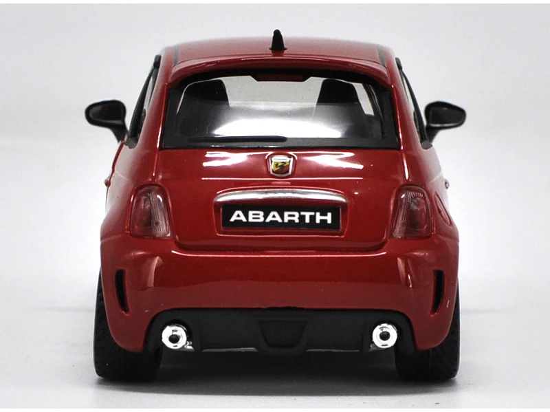 Оригинальная фабричная 1:24 FIAT 500 ABARTH 500 игрушечная машинка из сплава, игрушки для детей, литая модель автомобиля, подарок на день рождения