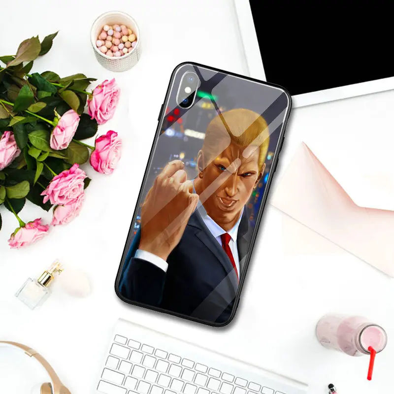 Geese Howard Fatal Fury Чехлы для мобильных телефонов из закаленного стекла iPhone 5 5S SE 8 7 6 6S Plus