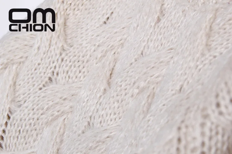 OMCHION Pull Femme Winter 2018 Autumn O Neck Oversized Knitted Mohair Sweater Women Long Sleeve Twist Slim Korean Pullover LS24 | Женская