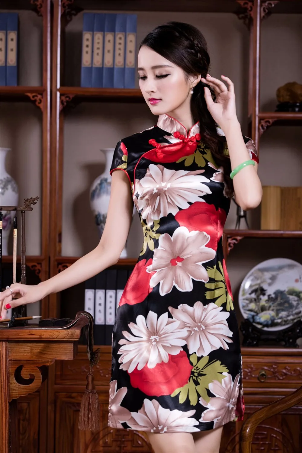 Шанхай история из искусственного шелка Qipao платье традиционная китайская одежда восточные платья китайское qipao Дешевое женское платье