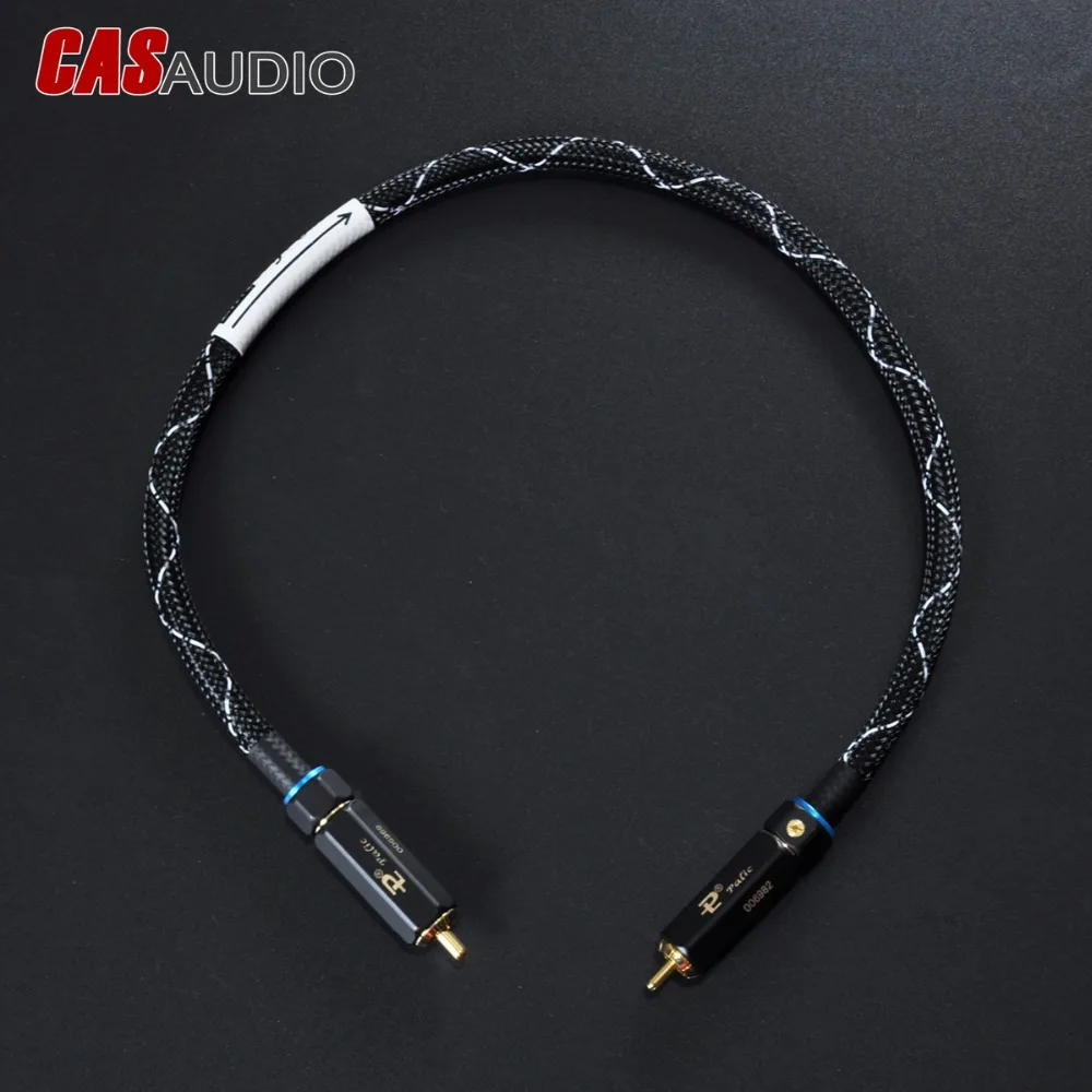 Коаксиальный цифровой аудио видео кабель Hi Fi 75 Ом 99.995% OFC с покрытием из