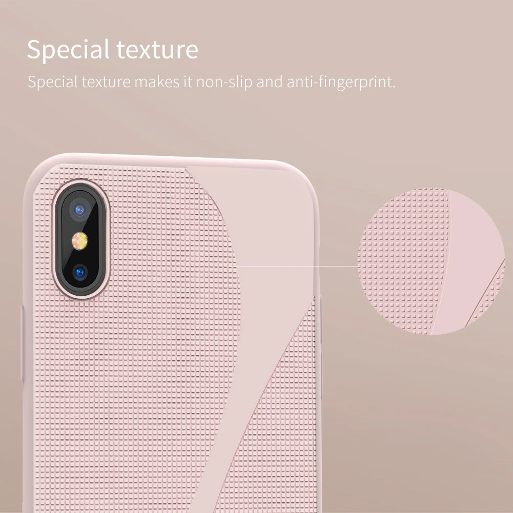 NILLKIN FLEX II жидкое силиконовый чехол для iPhone х Мягкий Гладкий силикон телефон