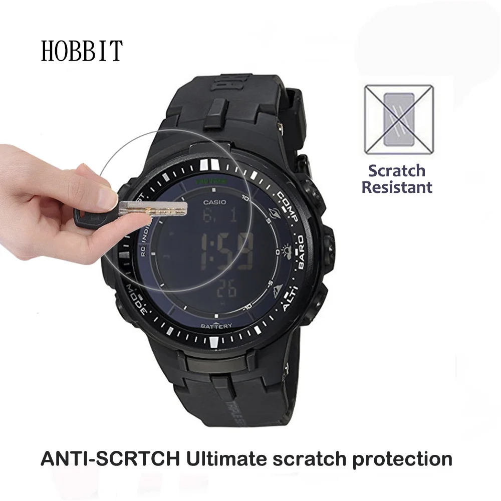Для Casio PRW-3000-1A / 30002B SmartWatch 0 3 мм 2.5D 9H прозрачное Закаленное стекло Защитная пленка