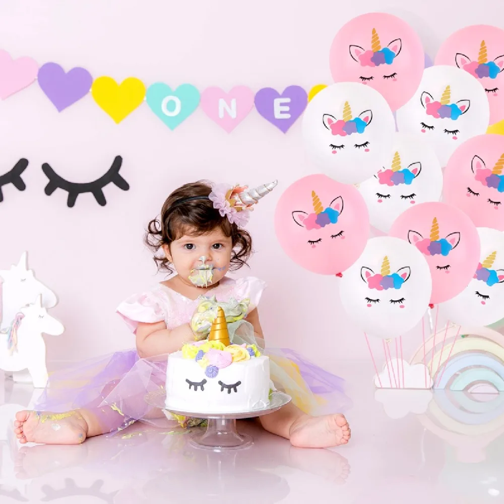 Воздушные шары в виде единорога FENGRISE вечерние форме на день рождения латексные