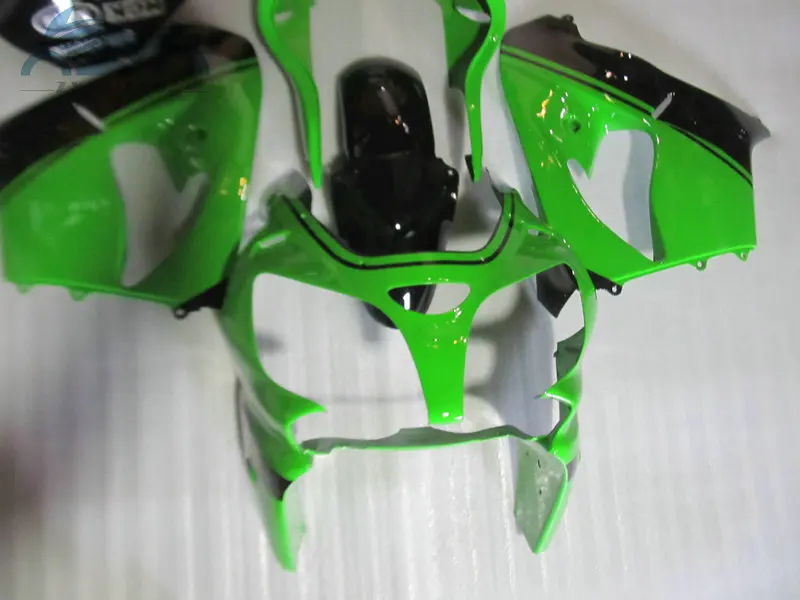 Custom full set fairing kits for KAWASAKI Ninja ZX9R 00 01 ABS plastic sports fairings kit 2000 2001 ZX 9R green body repair | Автомобили