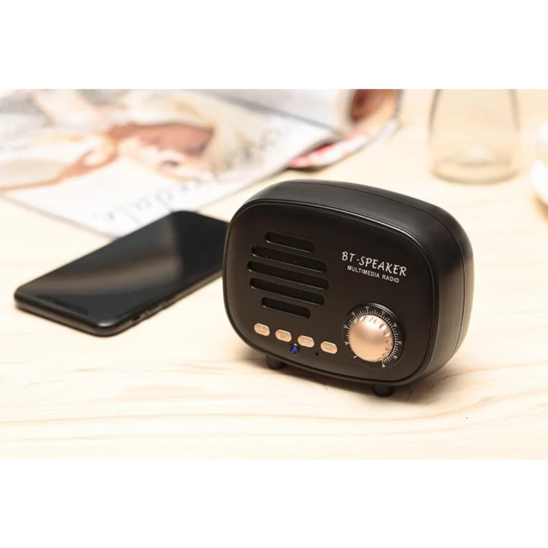 CLAITE Q108 Портативный мини динамик blutooth fm радиоприемник с микрофоном Хэндс фри