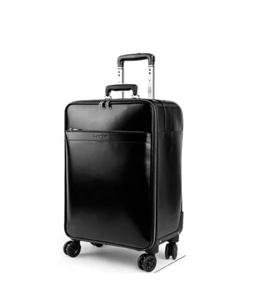 1pcs 20 inch Travel tale 1" 20 натуральная кожа тележка для ручной клади в ретро-стиле, масштабных дорожных чемоданов - Цвет: 1pcs 20 inch