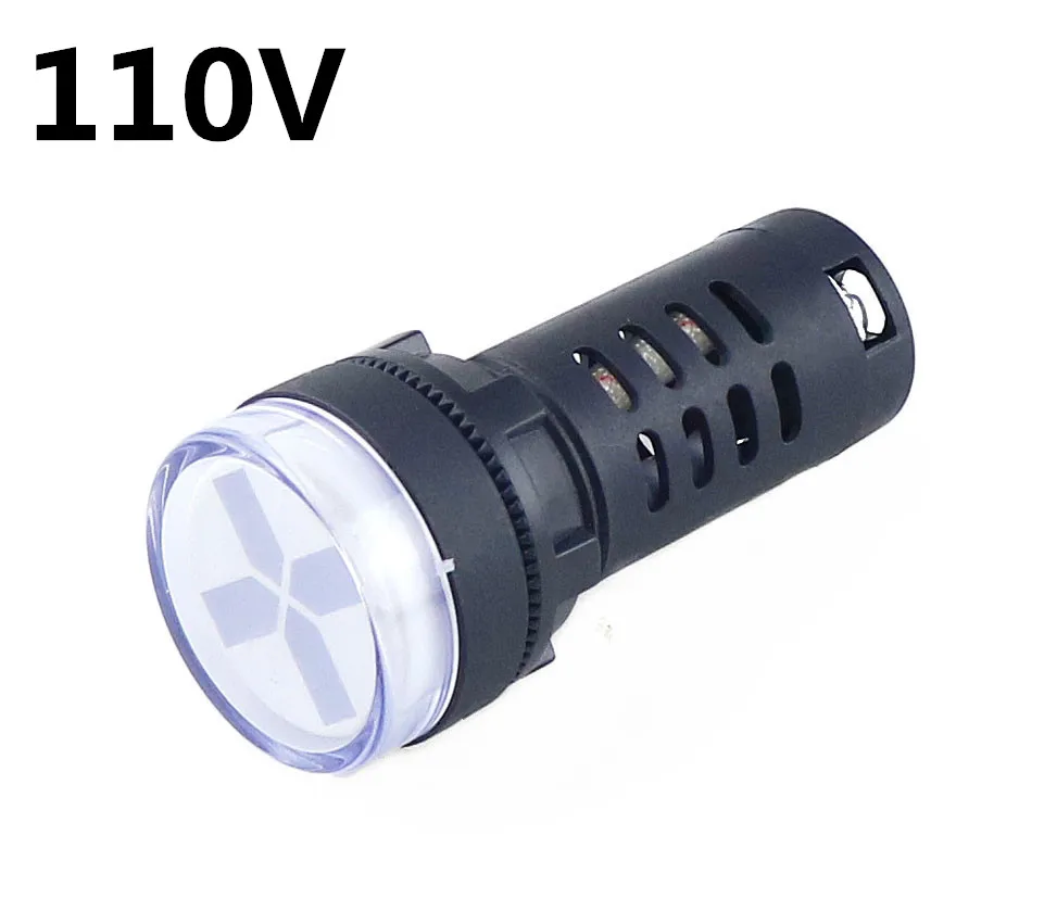 

22 мм монтажное отверстие, изолирующий переключатель, Круглые индикаторы, двухцветная сигнальная лампа, AD16-22W/G 12 В 24 в 110 В 220 В 380 В