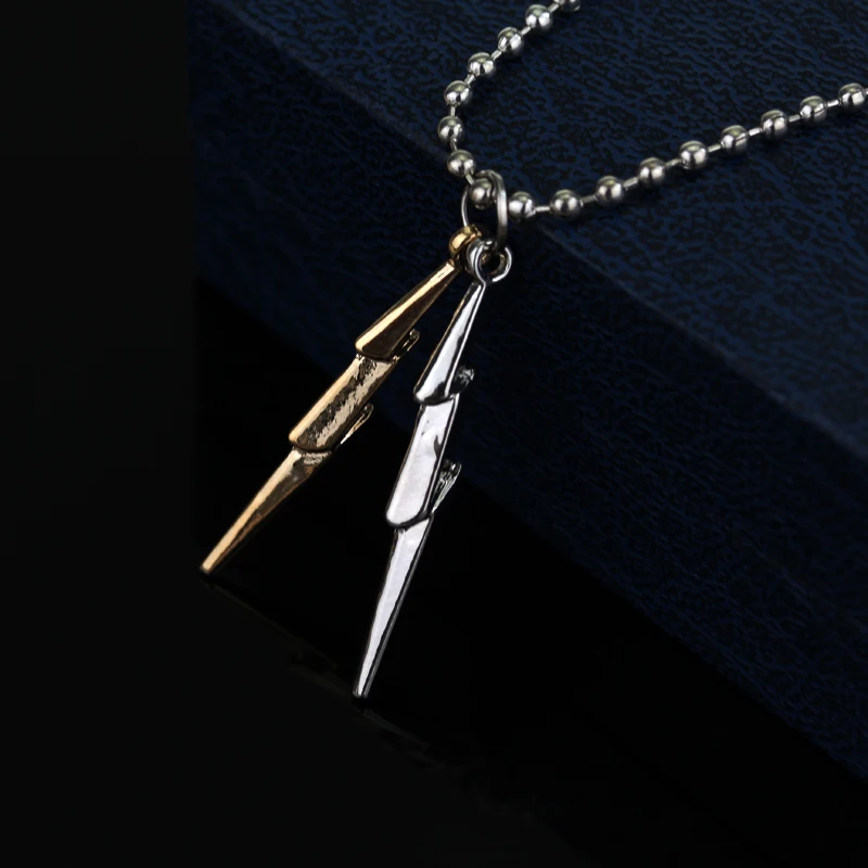 Цепочка из сплава с подвеской в виде молнии|movie jewelry|necklace charmjewelry jewelry |