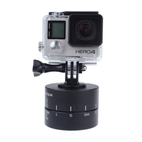 

360 Degree 60 Minutes Panning Rotating Tripod GoPro Time Lapse Stabilizer Tripod for Xiaomi Yi GoPro HERO 4 5 SJ4000 SJ5000