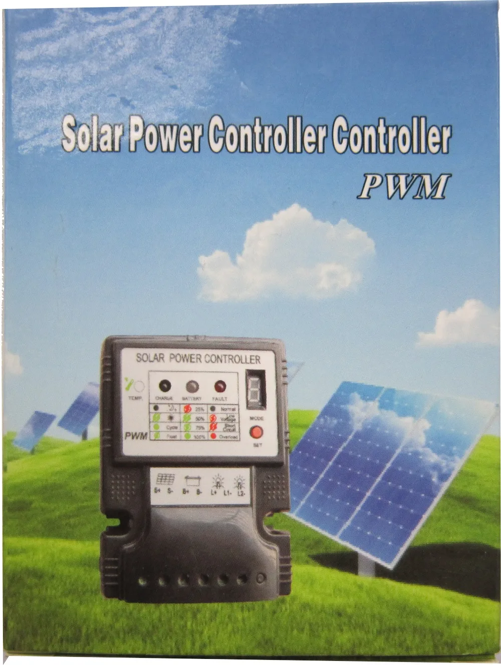 12 V/24 V, 5A, 10A PWM Контроллер заряда, высококачественный Солнечный контроллер, система на солнечной батарее для дома
