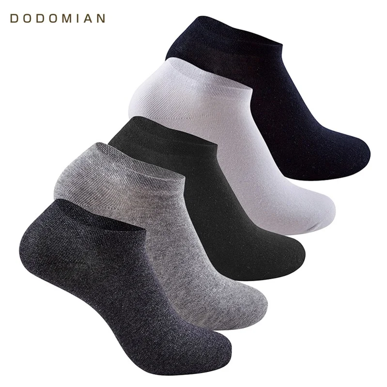 DWZ-HS-1515134 DO DO MIAN летние мужские носки 5 пара/упак дышащие хлопковые Чистый Цвет носки повседневные мужские носки Горячая Распродажа высокое качество - Цвет: DWZ-HS-1515134