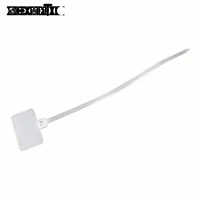 100 pcslot 100mm mark tags nylon cable zip ties ethernet wire power label for computers