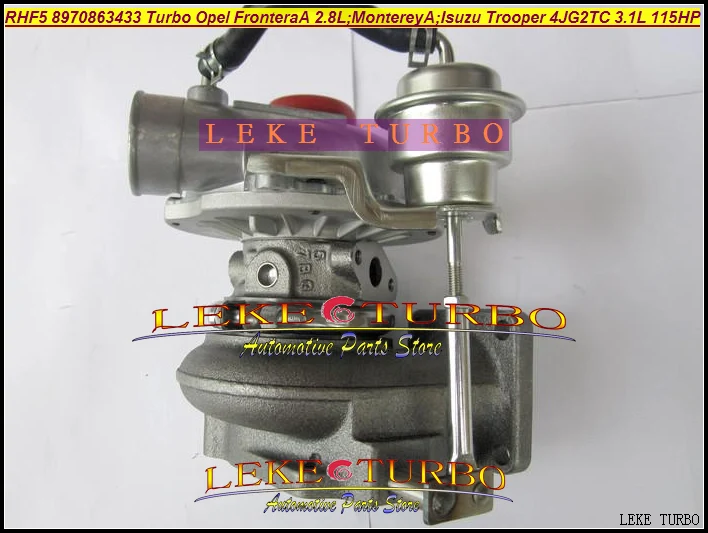 Бесплатная доставка RHF5 8970863433 VB430023 8970863435 турбо для OPEL frona 2.8L Monterey A 3.1TD ISUZU Trooper 4JG2TC