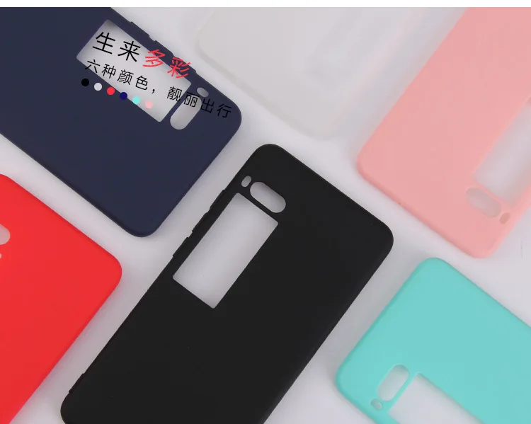 for Meiz pro7 Matte Candy Solid color Cover Silicone TPU soft case pro6plus Half-wrapped Case cover | Мобильные телефоны и