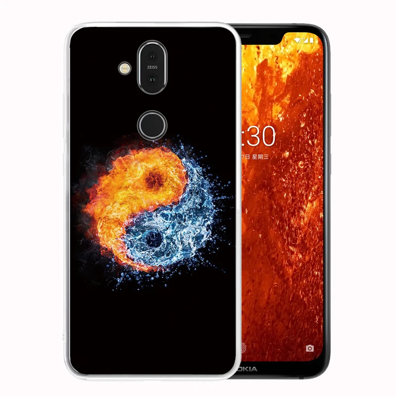 Мягкий силиконовый прозрачный чехол из ТПУ для Nokia 7 2 6 X6 X7 8 1 Plus X5 9 PureView X71 Прочный с