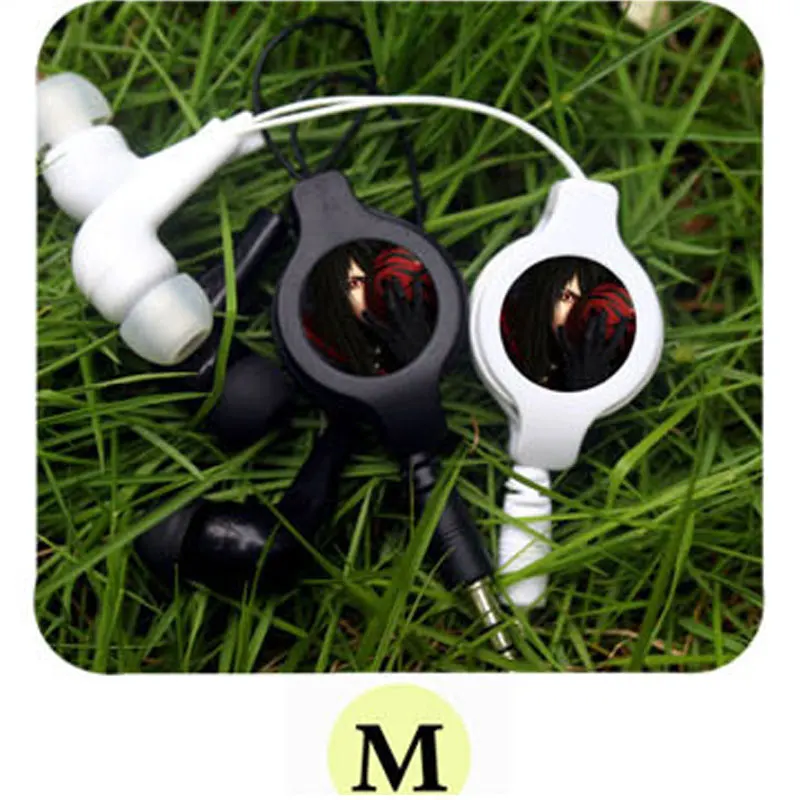 MLLSE Naruto Sarutobi Kurenai Yuhi Portable Earphone Retractable Wired Stereo In-ear Earbud Earphones Music Headset For phone PC |