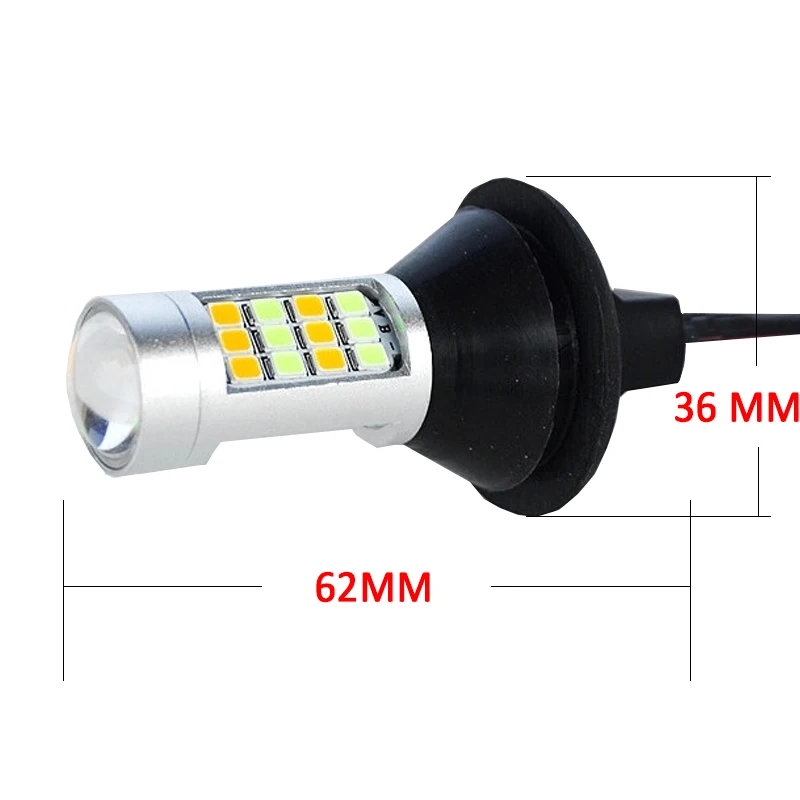 2 шт. 1156 ba15s bau15s p21w s25 7440 w21w wy21w t20 светодиодный Противотуманные фары светильник Авто