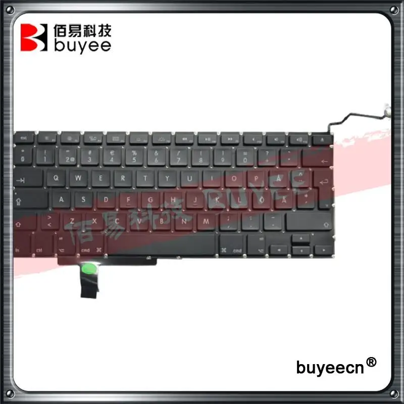 Новый ноутбук A1297 шведская клавиатура 2009 2010 2011 год для Macbook Pro 17 дюймов Швеция