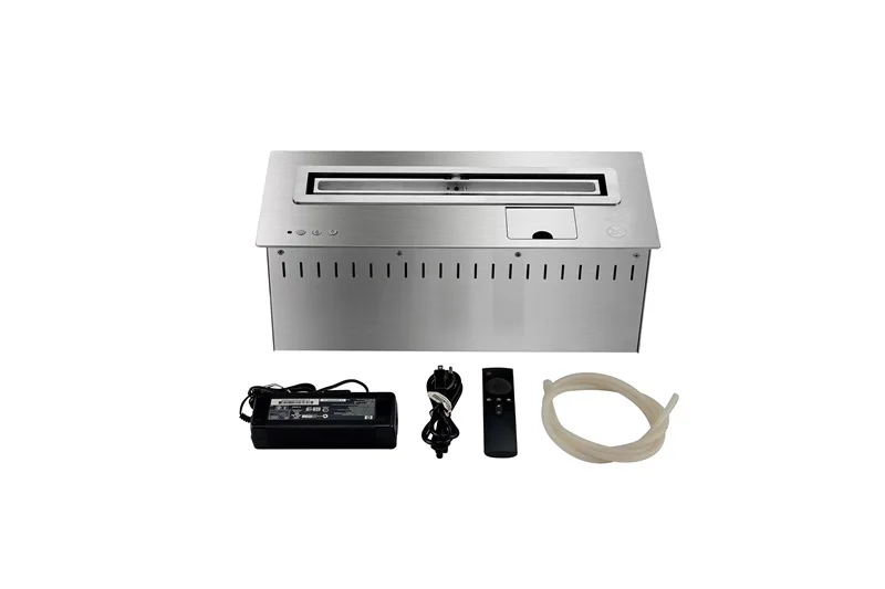 18 inch Long Remote control black or silver modern ethanol electric fire place |