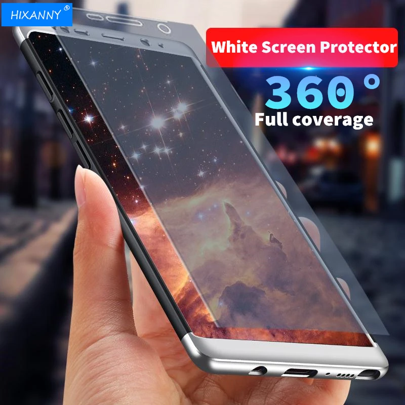 Полная защита тела чехол для samsung galaxy S8 матовый ПК жесткий Роскошь пластика