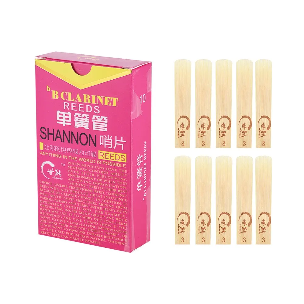 Elementary Bb Clarinet Reeds Strength 2.0 for Beginners 10pcs/ Box | Спорт и развлечения