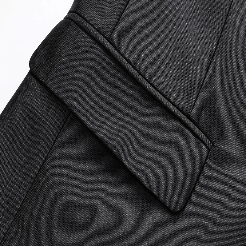 (Спереди + брюки жилет) Высококачественный модный костюм мужской глянцевый