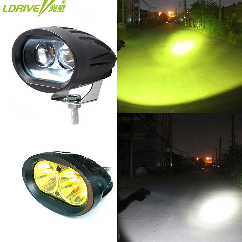 Универсальный 9 32 в пост 20 Вт Автомобильный светодиодный Подсветка направленного