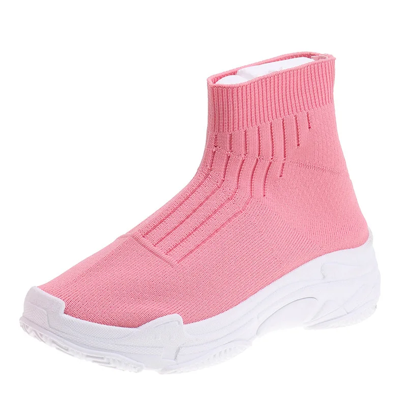 2019 женские носки обувь с круглым носком для отдыха женская повседневная на