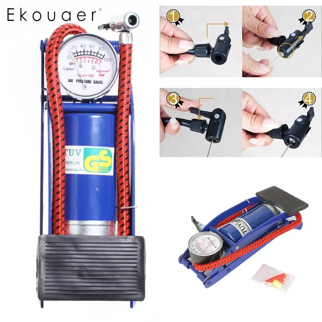 Велосипедный горный велосипед Алюминиевый сплав ножной воздушный насос