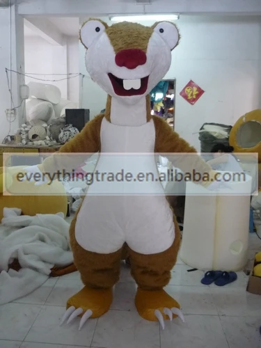 Взрослые комикс знаки большой зуб мышь ростовая кукла костюм необычные платье ну