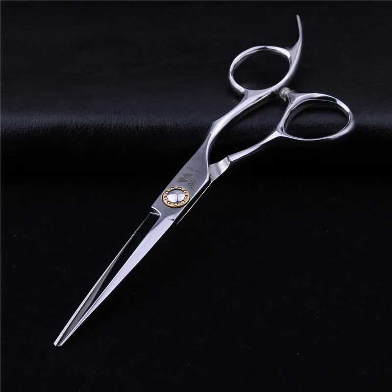 cutting shear Золотая птица 6 дюймов Серебристые Парикмахерские ножницы салонное оборудование Профессиональные парикмахерские инструменты для волос ножницы для женщин Новинка - Цвет: cutting shear