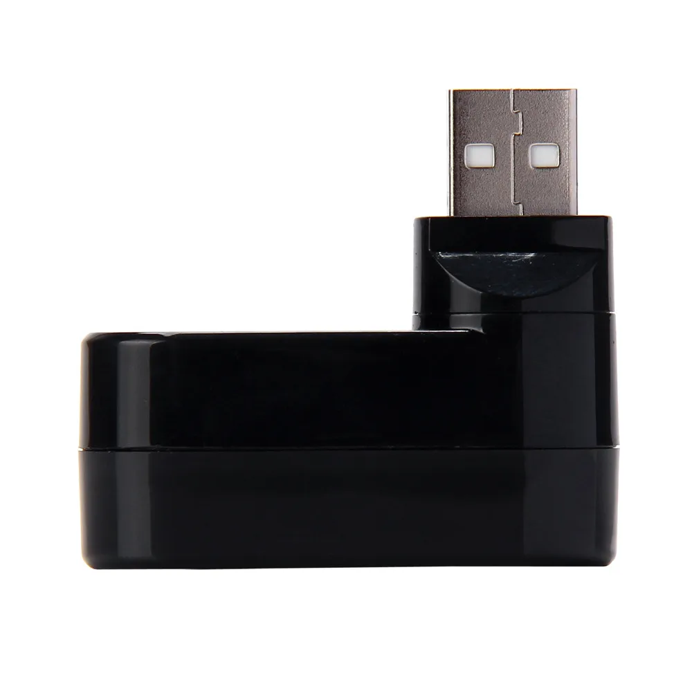 3 порта USB 2,0 Мини Вращающийся сплиттер адаптер концентратор для компьютер, ноутбук, лептоп Mac 4,11
